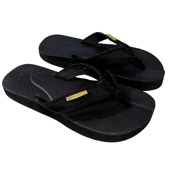 The HealingSole Black Recovery Flip Flops Size Unisex W 11.5/M 10 - Picture 2 of 14